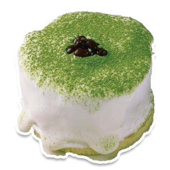 ハッピーバースデーかき氷　小豆抹茶