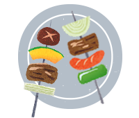 BBQ開始 12:00